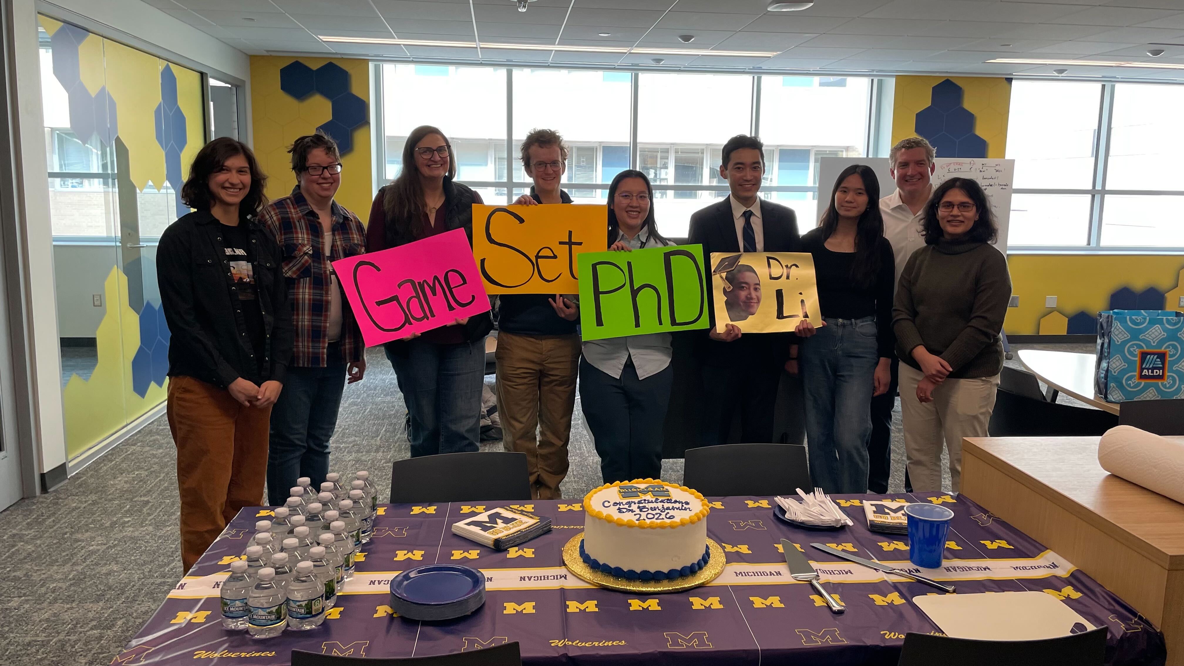 Lab fam at the defense