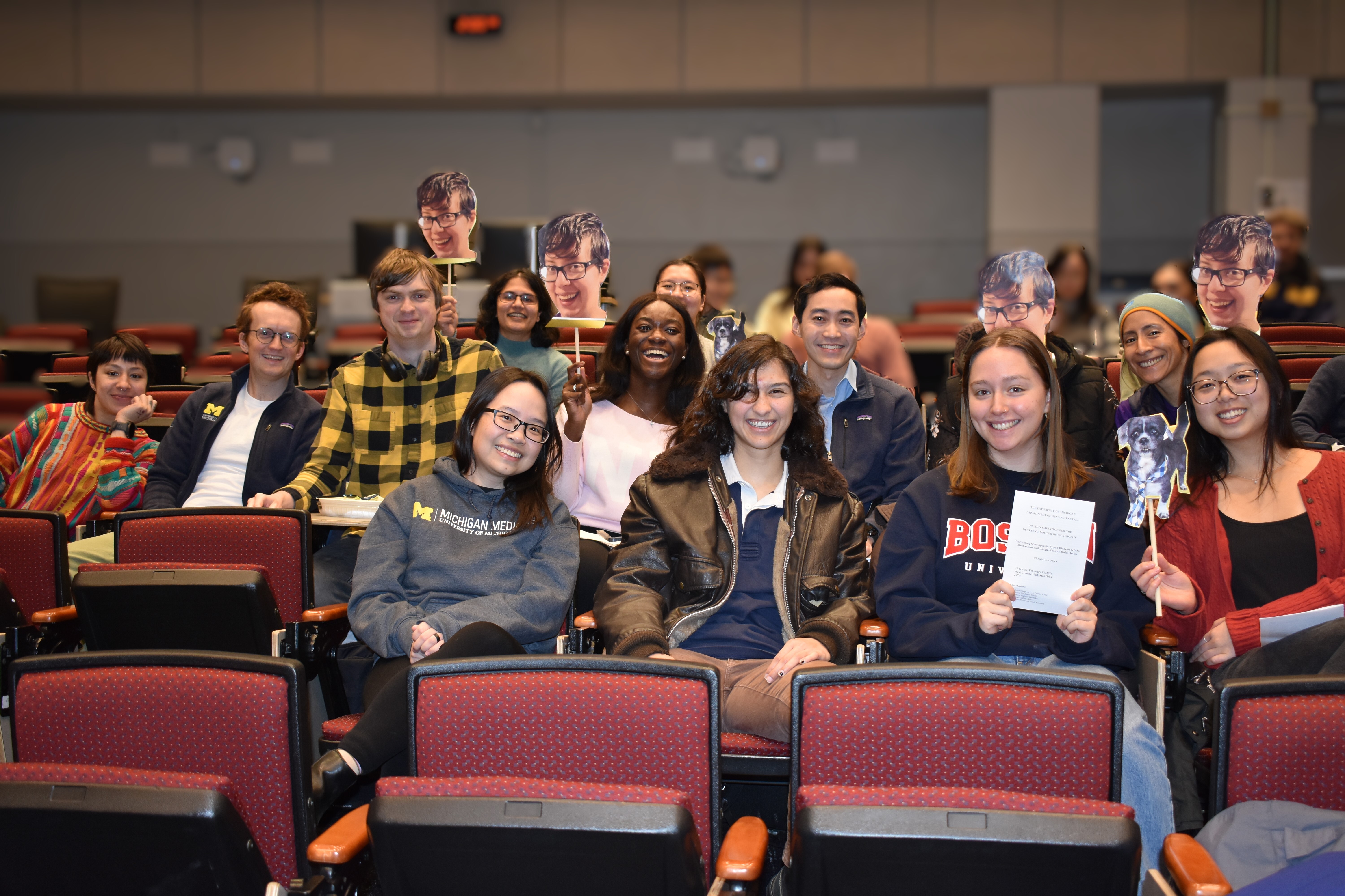Lab fam at the defense